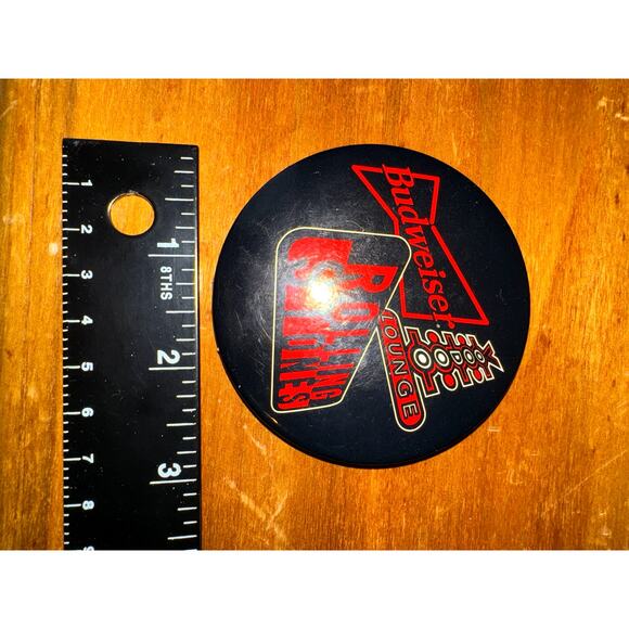 Vintage Rolling Stones Voodoo Lounge Budweiser Lapel/Hat Button - Picture 4 of 5